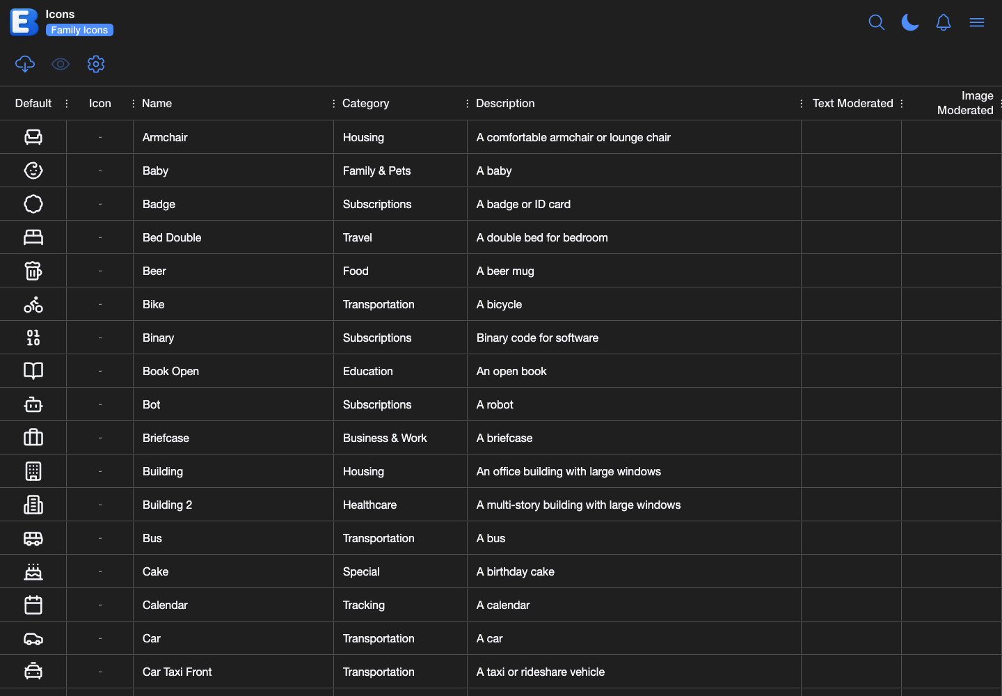 Custom Icons