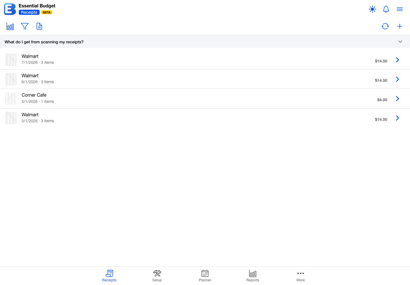 The same screen on a computer.